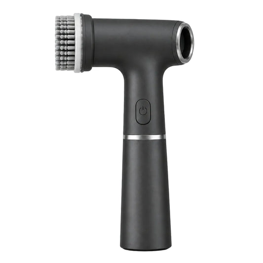Handheld rechargeable electric rotating shower scrubber