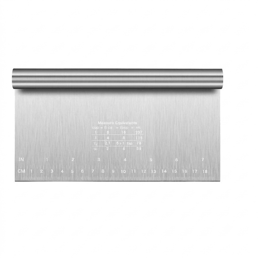 Stainless Steel Dough Scraper & Cake Edge Smoother - The Kitchen Store